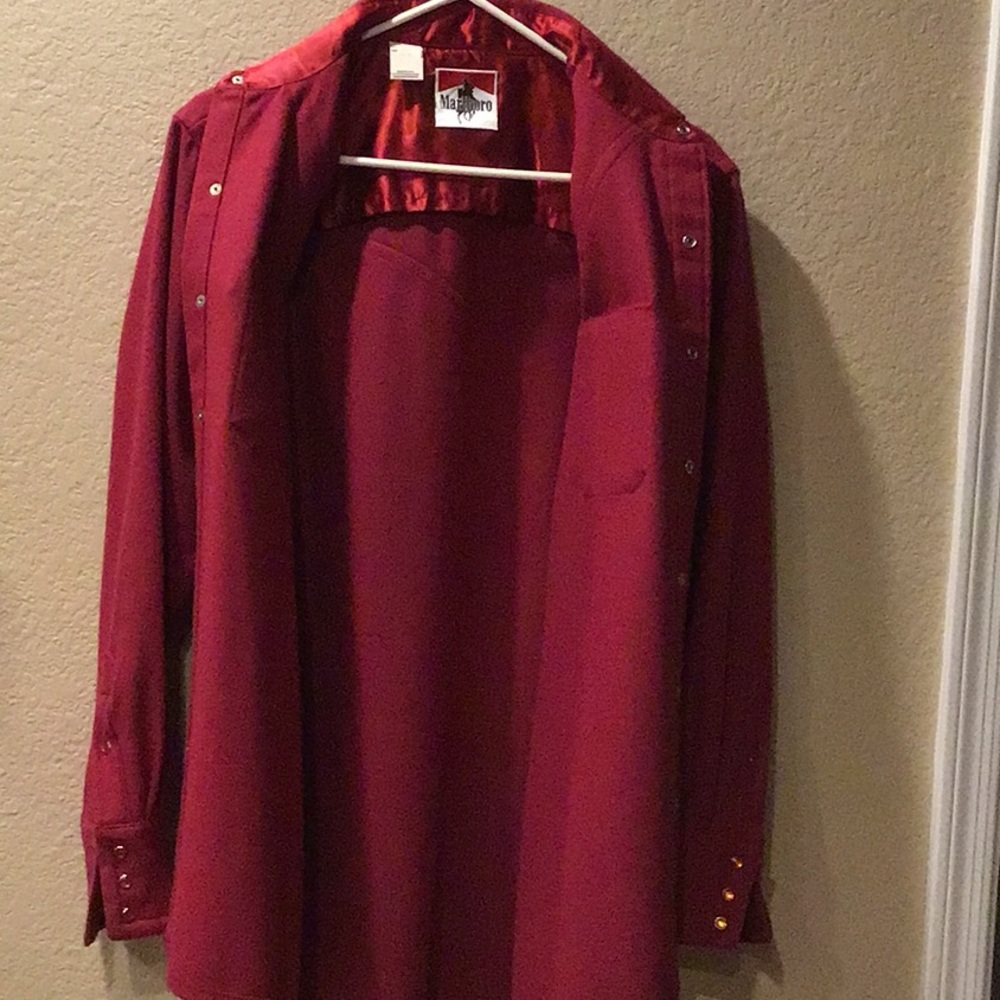 Marlboro vintage cowboy shirt made in USA no tag